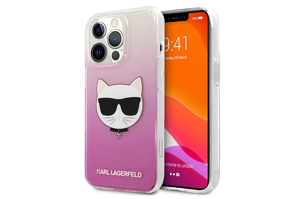 Karl iPhone 13 Pro Case - Pink