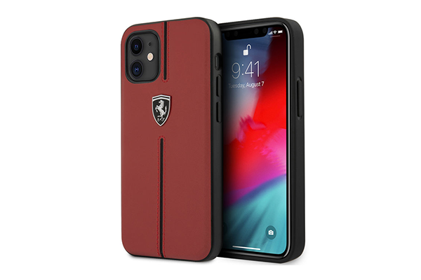 Ferrari iPhone 12 Mini case - Stripe - Red