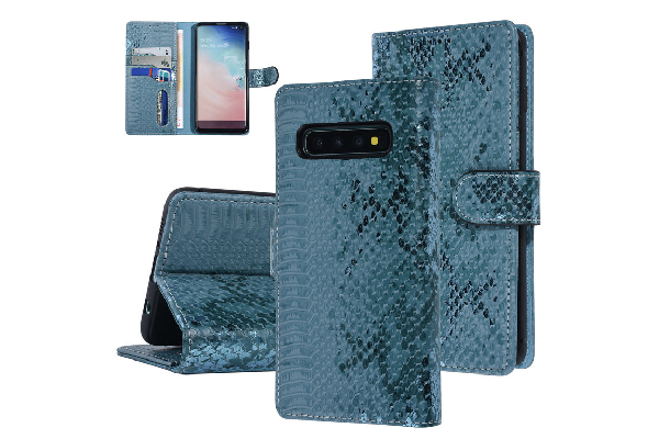  UNIQ Accessory Samsung Galaxy S10 case - Snakeskin - Blue