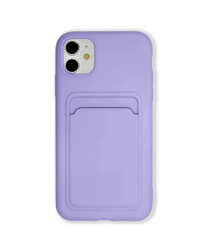  iPhone 11- purple Back cover, card slot